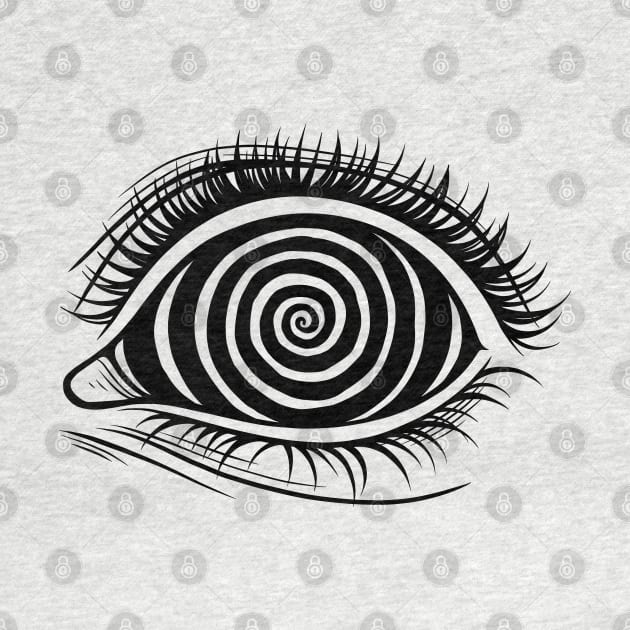 Psychedelic Eye. Spiral by OccultOmaStore